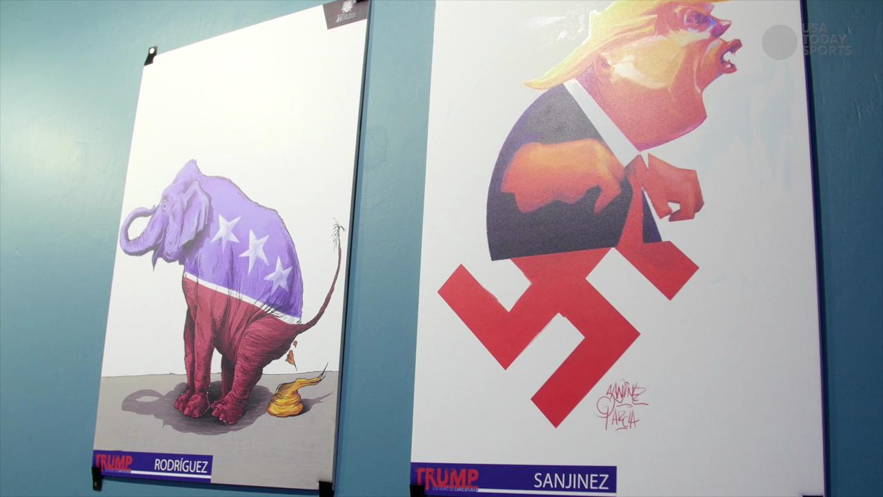 Mexico City cartoon exhibit depicts Donald Trump as a Nazi3200 x 1800